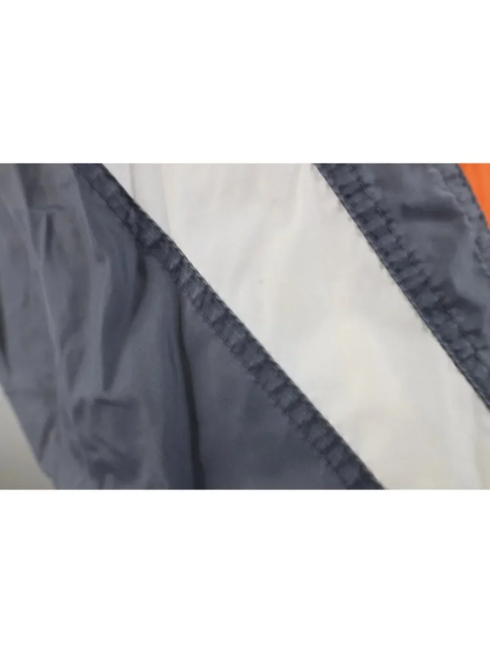 Vintage 90s Adidas Mens Large Sun Faded Color Block Mock Neck Windbreaker Jacket